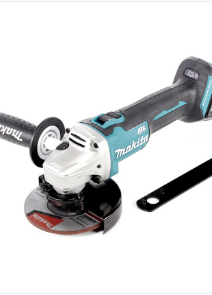 Makita DGA 506 Z Meuleuse d'angle sans fil 18 V 125 mm Brushless Solo + Toolbrothers MANTIS Set de disques à tronçonner - sans batterie, sans chargeur