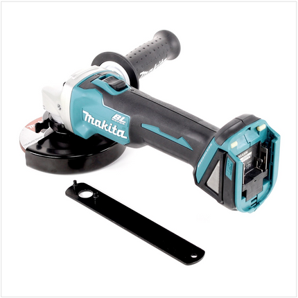Amoladora angular sin cable Makita DGA 506 Z 18 V 125 mm sin escobillas solo + juego de discos de corte Toolbrothers MANTIS - sin batería, sin cargador