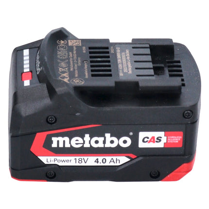 Metabo Basic Set 4x batterie Li-Power 18 V 4,0 Ah + caricabatterie Metabo SC 30 12 - 18 V