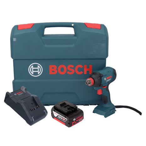 Bosch GDX 18V-180 atornillador de impacto inalámbrico 18 V 180 Nm 1/2" + 1x batería 6,0 Ah + cargador + maletín L