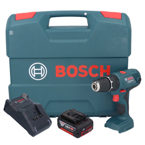 Taladro percutor inalámbrico Bosch GSB 18V-21 18 V 55 Nm + 1x batería 5,0 Ah + cargador + maletín L