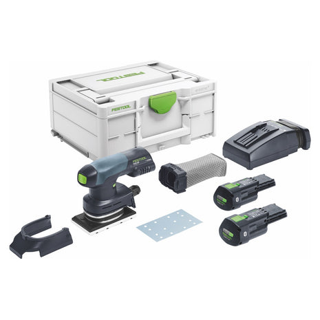 Festool RTSC 400 3,0 I-Plus Akku Rutscher 18 V 80 x 130 mm Brushless ( 577686 ) + 2x Akku 3,0 Ah + Ladegerät + Systainer - Toolbrothers