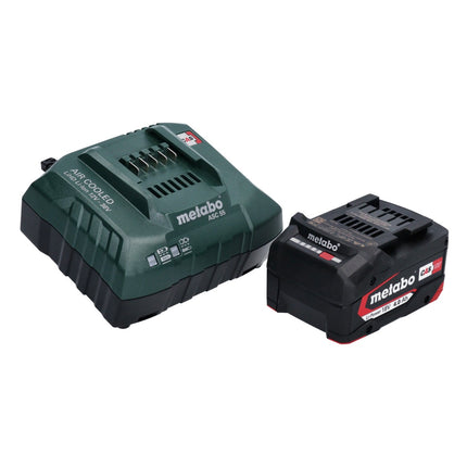 Metabo W 18 L 9-125 amoladora angular sin cable 18 V 125 mm + 1x batería 4,0 Ah + cargador + metaBOX