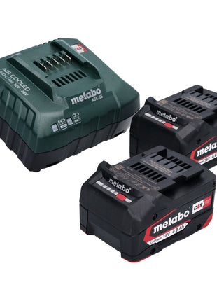 Smerigliatrice angolare a batteria Metabo W 18 L 9-125 18 V 125 mm + 2x batteria 4,0 Ah + caricatore + metaBOX ( 602247510 )