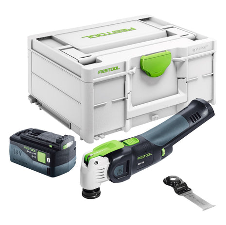 Festool VECTURO OSC 18 E-Basic Akku Oszillierer 18 V Starlock Max Brushless + 1x Akku 5,0 Ah + Systainer - ohne Ladegerät - Toolbrothers