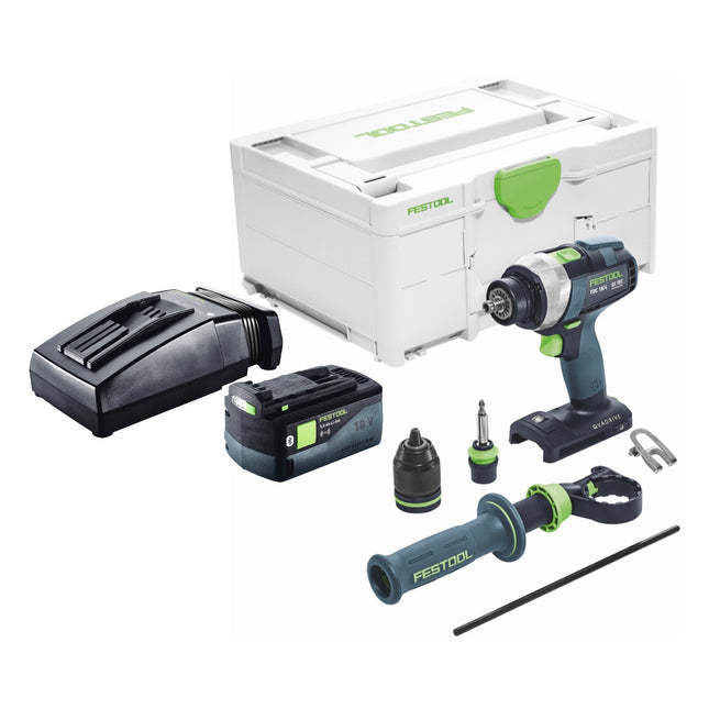 Festool TDC 18/4 I-Basic Akku Bohrschrauber 18 V 75 Nm Brushless + 1x Akku 5,0 Ah + Ladegerät + Systainer - Toolbrothers