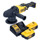Pulidora excéntrica a batería DeWalt DCM 848 P2 18 V 125 mm sin escobillas + 2x baterías 5,0 Ah + cargador