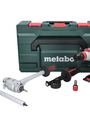 Taladro percutor a batería Metabo SB 18 LTX BL QI 18 V 130 Nm sin escobillas + adaptador dinamométrico PowerX3 + metaBOX - sin batería, sin cargador