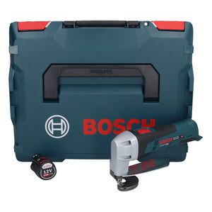 Bosch GSC 12V-13 Professional Akku Blechschere 12 V + 1x Akku 2,0 Ah + L-Boxx - ohne Ladegerät