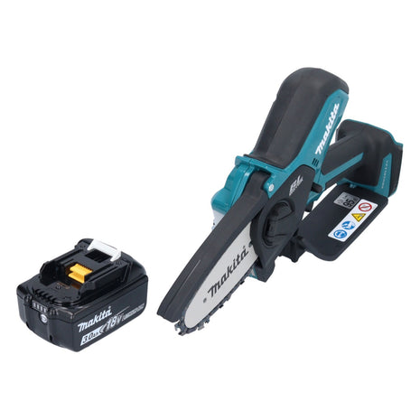 Tagliabordi a batteria senza spazzole Makita DUC 101 F1 18 V 10 cm + 1x batteria 3,0 Ah - senza caricabatteria