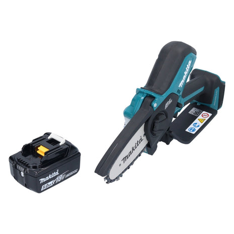 Makita DUC 101 T1 cordless pruning saw 18 V 10 cm brushless + 1x battery 5.0 Ah - without charger