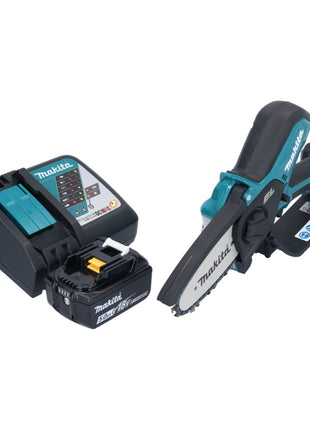 Makita DUC 101 RT1 akumulatorowa pilarka do przycinania 18 V 10 cm bezszczotkowa + 1x akumulator 5,0 Ah + ładowarka