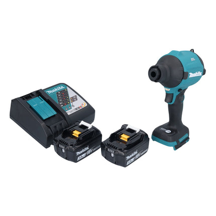 Makita DAS 180 RF Akku Gebläse 18 V Brushless + 2x Akku 3,0 Ah + Ladegerät - Toolbrothers
