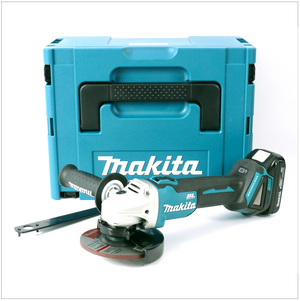 Makita DGA 504 Y1J Akku Winkelschleifer 18V 125mm Brushless + 1x Akku 1,5Ah + Makpac - ohne Ladegerät
