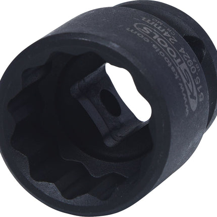 KS TOOLS 1/2" 12-kant-Kraft-Stecknuss, kurz, 24mm ( 515.0924 )