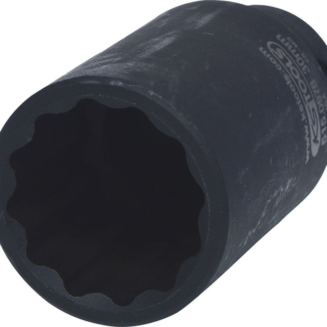 KS TOOLS 1/2" 12-kant-Kraft-Stecknuss, lang, 30 mm ( 515.0976 ) - Toolbrothers