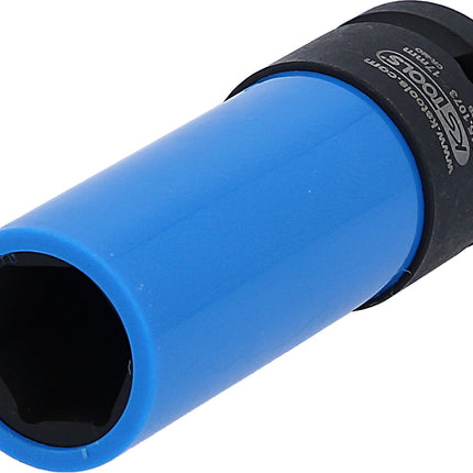 KS TOOLS 1/2" Alu-Felgen Kraft-Stecknuss robust, lang, 17mm ( 515.1073 )