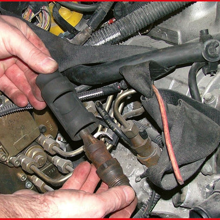 KS TOOLS 1/2" Diesel-Injektoren-Stecknuss-Satz, 4-tlg ( 455.0030 ) - Toolbrothers