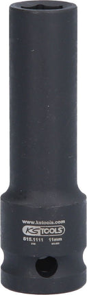 KS TOOLS 1/2" Sechskant-Kraft-Stecknuss, lang, 11mm ( 515.1111 ) - Toolbrothers