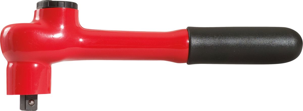 KS TOOLS Carraca reversible de 1/2' con aislamiento protector, 32 dientes ( 117.1201 )