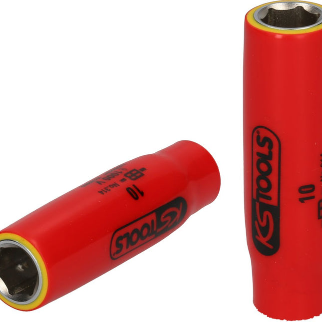 KS TOOLS Douille 1/4' avec revêtement isolant, 7 mm, longue ( 117.2344 )