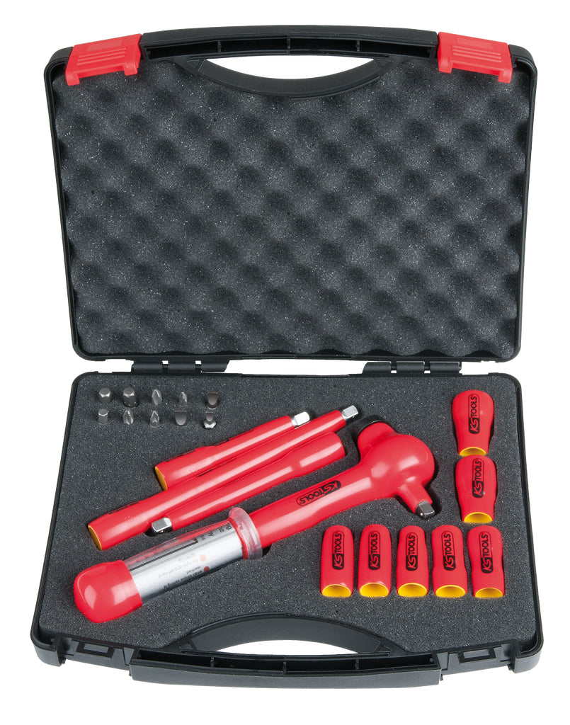 KS TOOLS 1/4' Juego de llaves de vaso aisladas, 21 pzs ( 117.1876 )