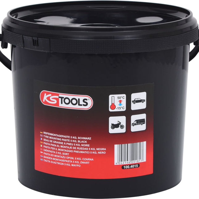KS TOOLS Reifenmontagepaste 5 kg, schwarz ( 100.4015 ) - Toolbrothers
