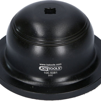 KS TOOLS Aluminium-Radnabenschleifer ohne Reinigungsscheibe, 150 mm ( 100.5081 ) - Toolbrothers