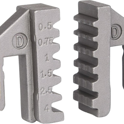 KS TOOLS Paar Crimp-Einsätze für Aderendhülsen, Ø 0,5 - 4 mm  ( 115.1418 ) - Toolbrothers