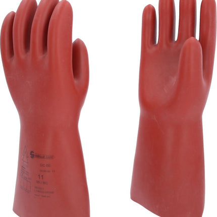 KS TOOLS Gant de protection pour électricien à protection mécanique, taille 11, classe 00, rouge ( 117.0067 )