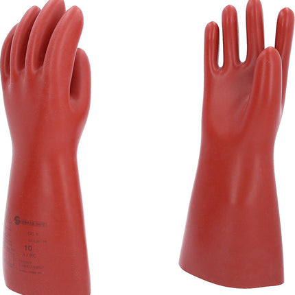 KS TOOLS Elektriker-Schutzhandschuh mit mechanischem Schutz, Größe 10, Klasse 1, rot ( 117.0072 ) - Toolbrothers