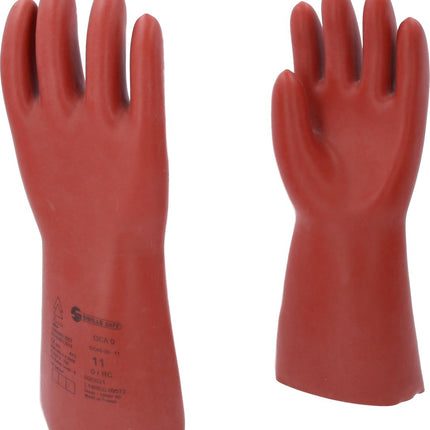 KS TOOLS Guante protector de electricista con protección mecánica y térmica, talla 11, clase 0, rojo ( 117.0088 )