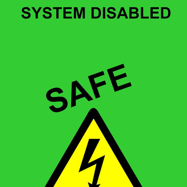 KS TOOLS Poster - Gesichert, grün ( 117.0172 ) - Toolbrothers