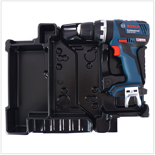 Bosch GSB 18 V-EC Professional 18 V Li-Ion Akku Schlagbohrschrauber - mit 2 tlg. Einlage für L-BOXX 06019D7100 - Toolbrothers