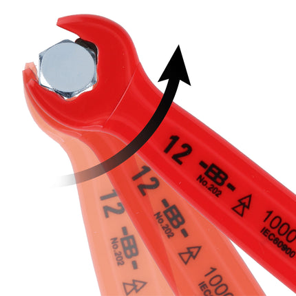 KS TOOLS Ratschen-Maulschlüssel mit Schutzisolierung, 10 mm ( 117.2262 )