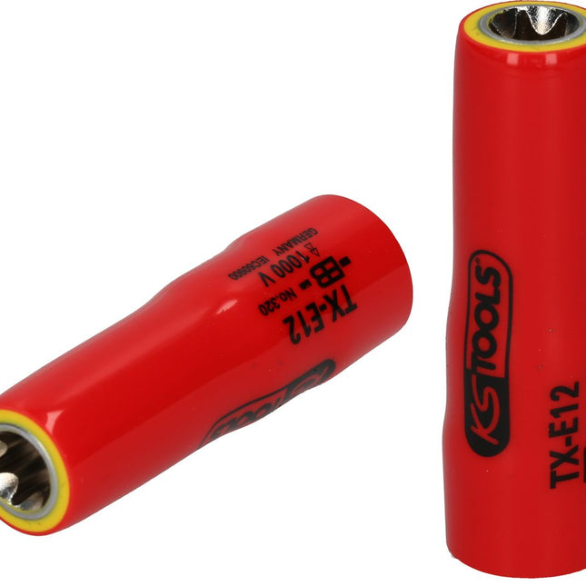 KS TOOLS 3/8' Bussola a inserto Torx-E con isolamento protettivo, E6, lunga ( 117.2365 )