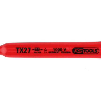 KS TOOLS Clé mâle Torx à poignée en T avec revêtement isolant, T30, 160 mm ( 117.2417 )