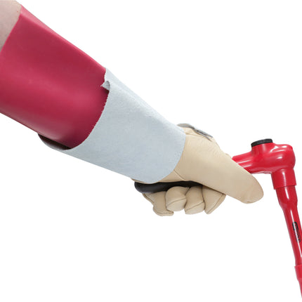 KS TOOLS Carraca reversible de 3/8' con aislamiento protector y mecanismo de bloqueo, 32 dientes ( 117.3800 )