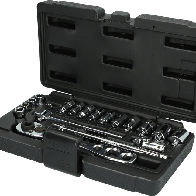 KS TOOLS Kälte-Klima-Steckschlüssel-Satz, 19-tlg ( 130.0300 ) - Toolbrothers