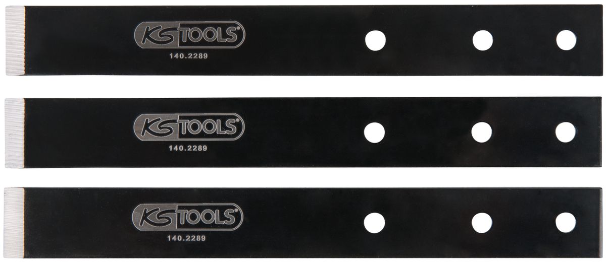 KS TOOLS Falzschaberklingen-Satz,Klingenlänge 19mm,3-tlg ( 140.2358 )