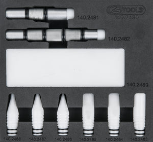 KS TOOLS Rückschlagdorn-Satz, 10-tlg ( 140.2480 )