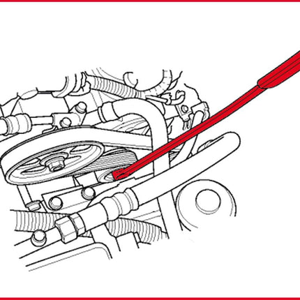 KS TOOLS Keilriemen-Schlüssel Torx für BMW und Mercedes T60 ( 150.1234 ) - Toolbrothers