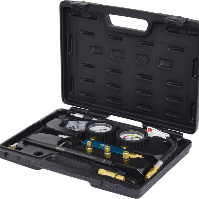 KS TOOLS Zylinder-Druckverlust-Tester, 9-tlg ( 150.1780 ) - Toolbrothers