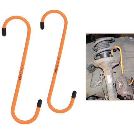 KS TOOLS Kit ganci universali, rigidi, 2 pz ( 150.2235 )