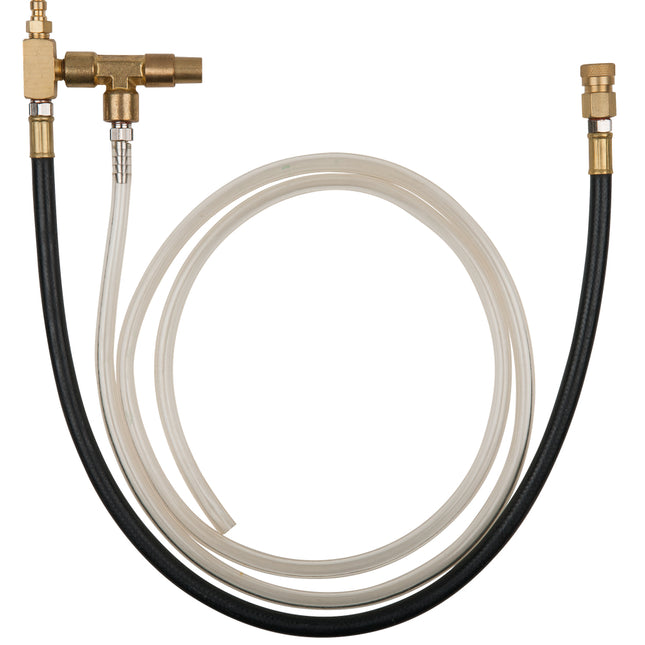 KS TOOLS Manometer-Anschlussschlauch mit 1/4" Schlauchanschluss mit Ventil für Bosch CSI und GM TBI Systeme ( 150.2362 ) - Toolbrothers