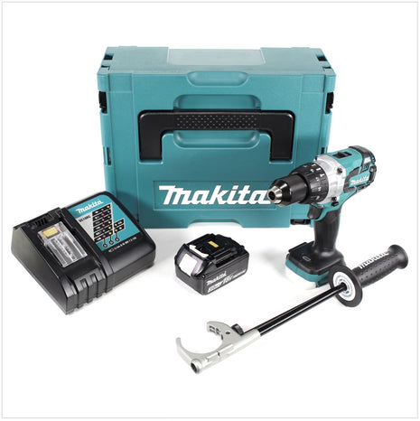 Makita DHP 481 RF1J 18 V Akku Schlagbohrschrauber Brushless 115 Nm im Makpac mit 1x 3Ah Li-Ion Akku und Ladegerät - Toolbrothers