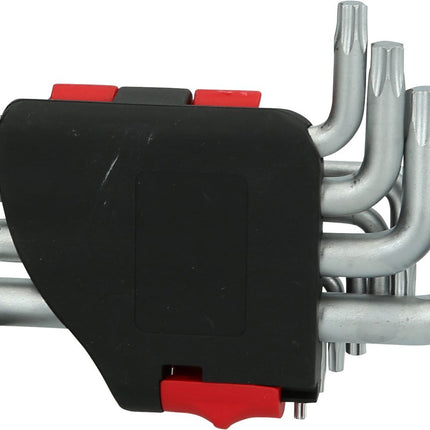 KS TOOLS Torx-Winkelstiftschlüssel-Satz, kurz, 10-tlg ( 151.4900 ) - Toolbrothers