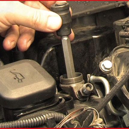 KS TOOLS Stecknuss Innensechskant, gebohrt, 10mm ( 152.1057 ) - Toolbrothers