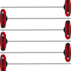 KS TOOLS T-Griff-Torx-Winkelstiftschlüssel-Satz, 6-tlg ( 158.8050 ) - Toolbrothers