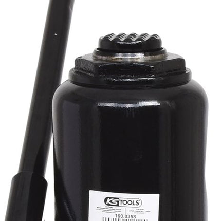 KS TOOLS Hydraulischer Flaschenwagenheber, 20 t ( 160.0358 ) - Toolbrothers